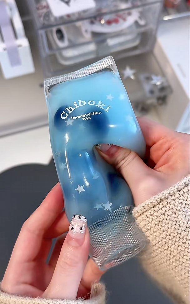 Toothpaste Shape Filled Squishy