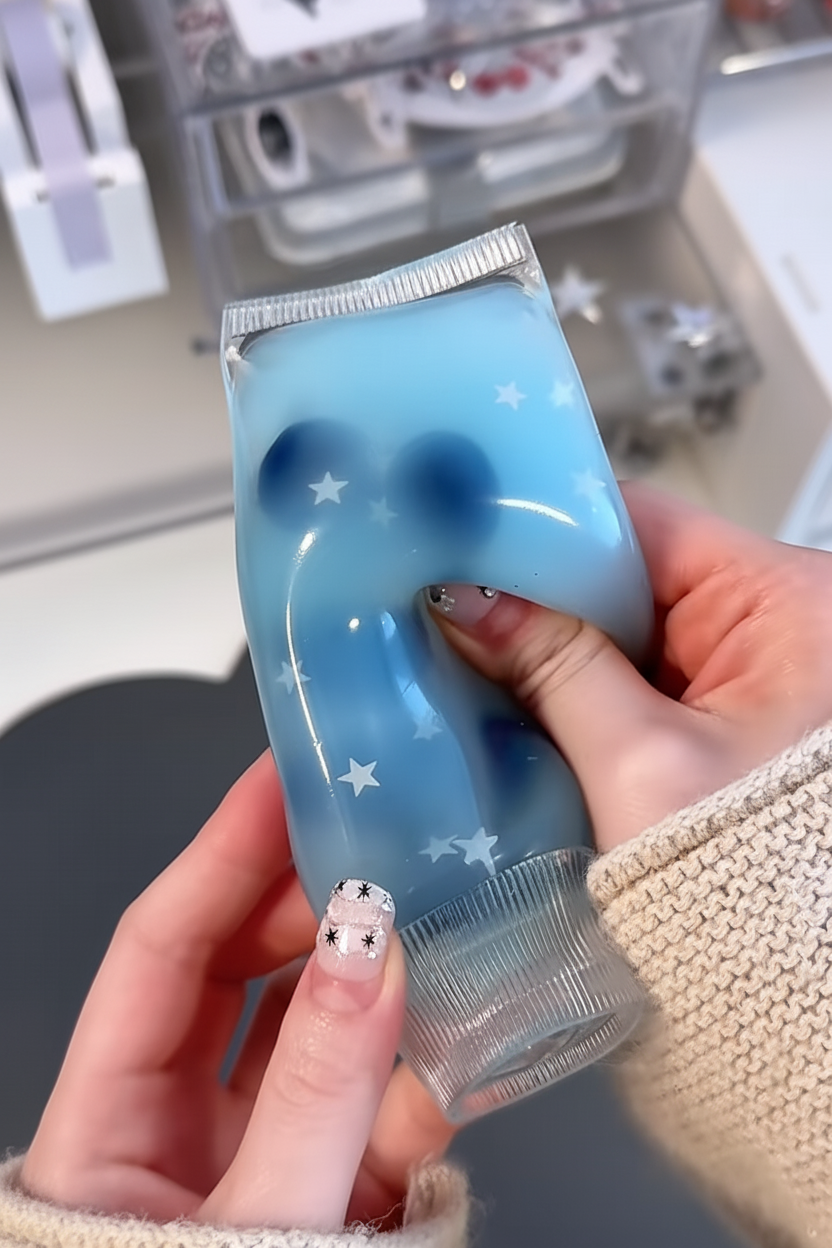 Toothpaste Shape Filled Squishy