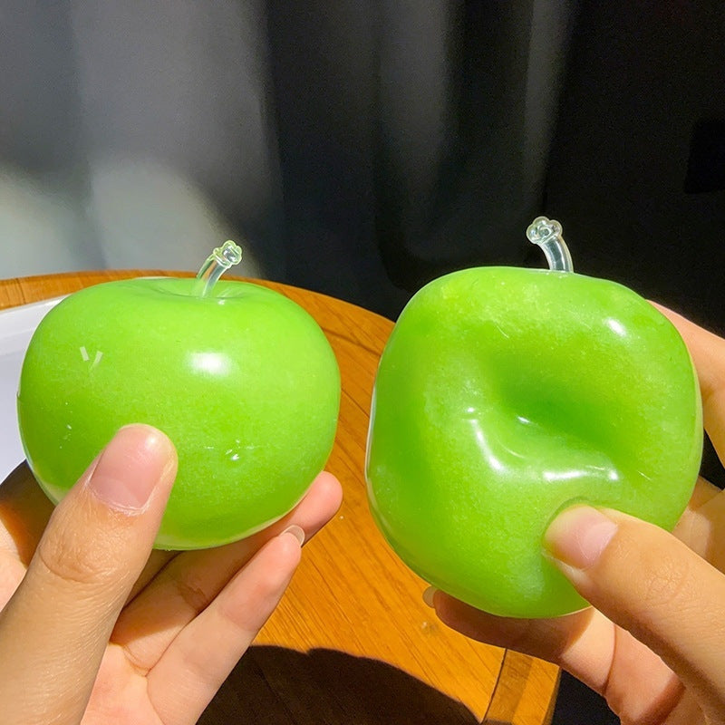 Squishy's cross-border bestseller Green Apple Smoothie is moldable and popular, squeezing smoothie balls that absorb pressure and relieve stress