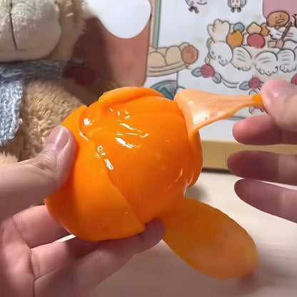 Soak big beads orange decompression toy pinch music wholesale slow rebound creative toy decompression artifact stress relief toy
