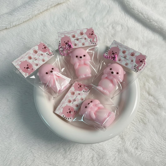 Little Nose Squeeze Fun Super Soft Soft Mud Feel Ruby Little Pig Cute Toy Bag Pendant Charm Xiaohongshu Same Style Squeeze Fun