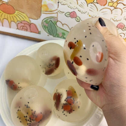 Xiaohongshu same lotus root powder pinching music decompression fruit toy slow rebound decompression TPR soft rubber creative factory wholesale