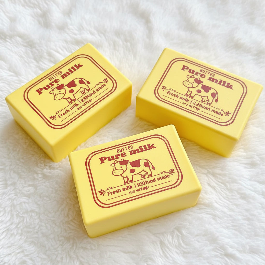 Butter Milk Block Squishy