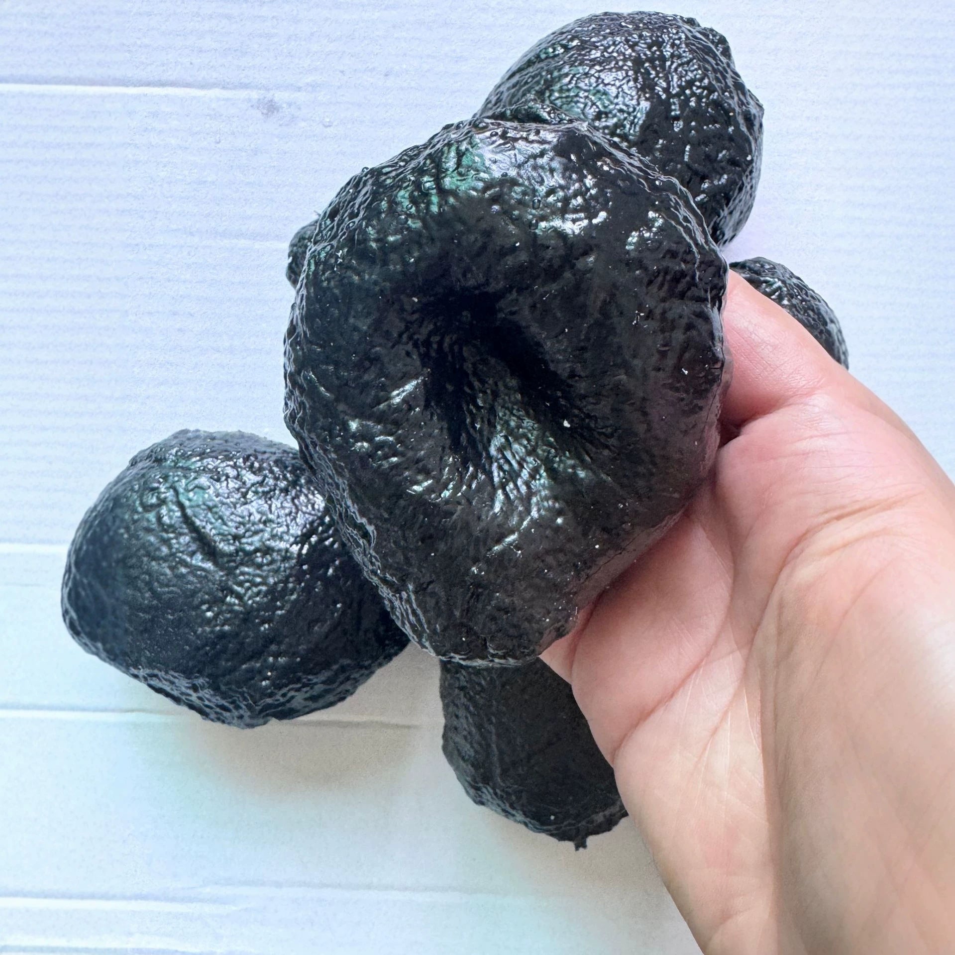 Stone (Black Coal Ball) Handmade Ball, DIY Stress Relief Toy, Handmade Ball, Squeezed Relief Tool