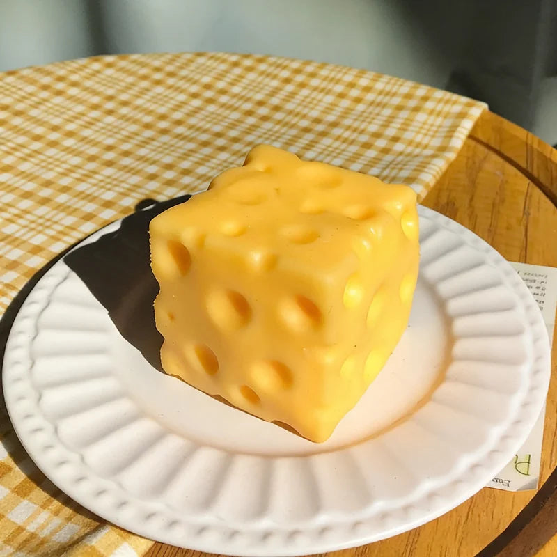 Jumbo Cheese Squishy Shaving Cream FIlling