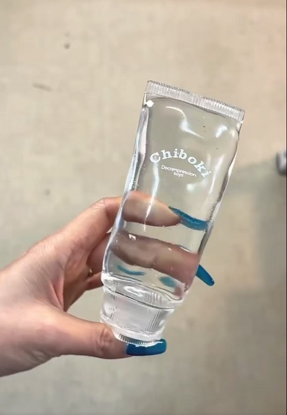 Clear Toothpaste Shaped Squishy